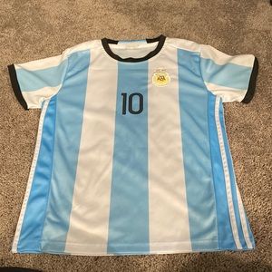 Lionel Messi costume jersey